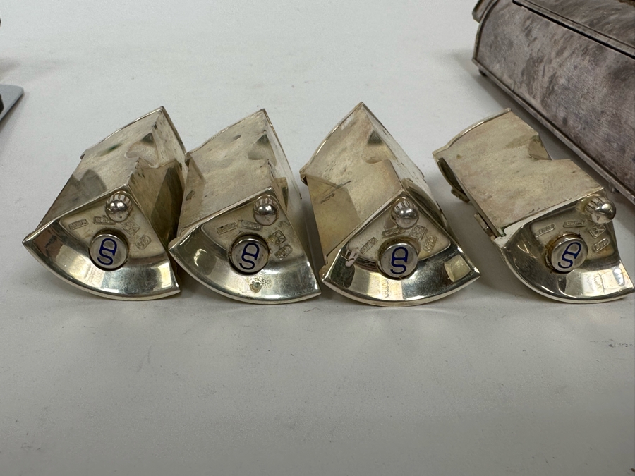 Swed Masters Workshop Victorinox Signed Carving Knife With Signed Presentation Case And Four Signed Swed Masters Workshop Salt Shakers With Signed Presentation Case By Yossi Swed, Jerusalem [Photo 18]