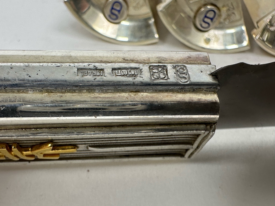 Swed Masters Workshop Victorinox Signed Carving Knife With Signed Presentation Case And Four Signed Swed Masters Workshop Salt Shakers With Signed Presentation Case By Yossi Swed, Jerusalem [Photo 21]