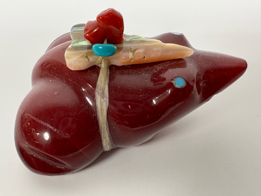 Native American Zuni Fetish Of Frog By Heland Boone [Photo 2]