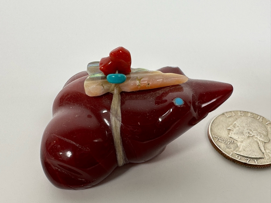 Native American Zuni Fetish Of Frog By Heland Boone [Photo 5]