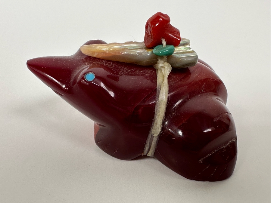 Native American Zuni Fetish Of Frog By Heland Boone [Photo 10]