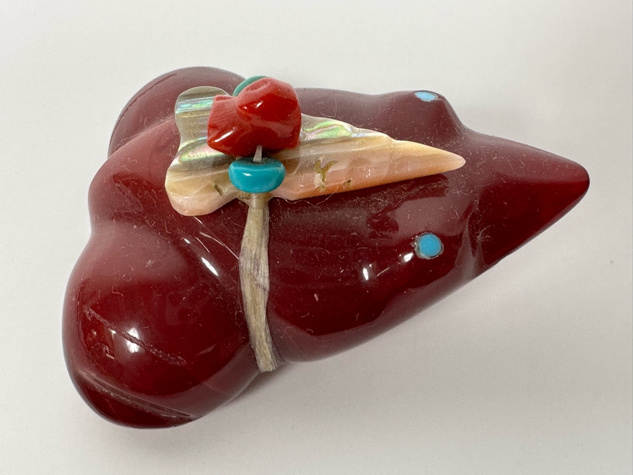 Native American Zuni Fetish Of Frog By Heland Boone [Photo 3]