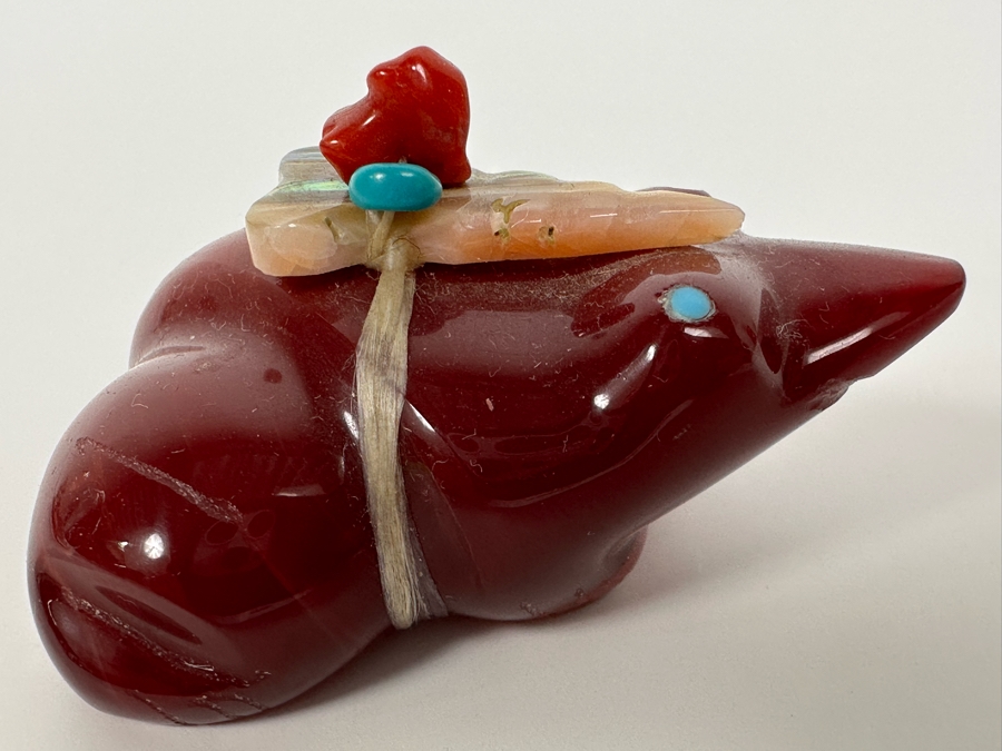 Native American Zuni Fetish Of Frog By Heland Boone [Photo 8]