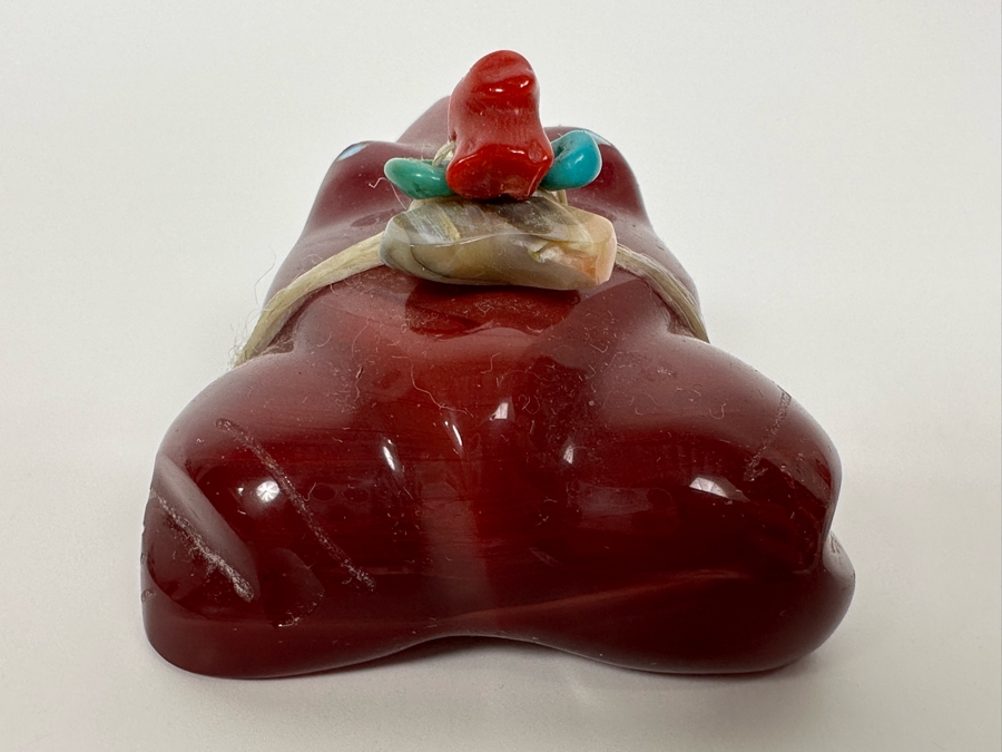 Native American Zuni Fetish Of Frog By Heland Boone [Photo 9]