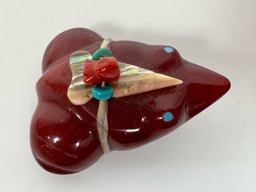 Native American Zuni Fetish Of Frog By Heland Boone [Photo 4]