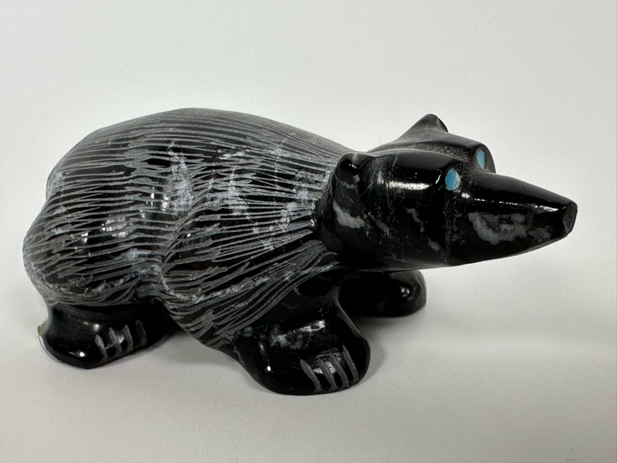 Native American Zuni Fetish Of Bear By Nelson Yatsattie [Photo 8]