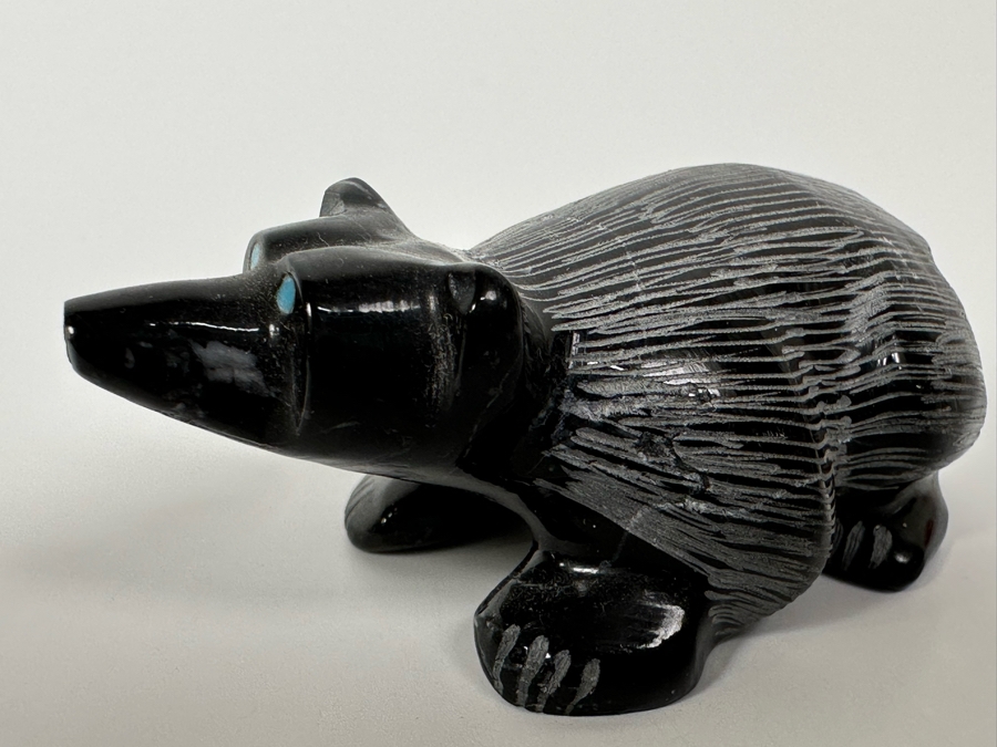 Native American Zuni Fetish Of Bear By Nelson Yatsattie [Photo 5]