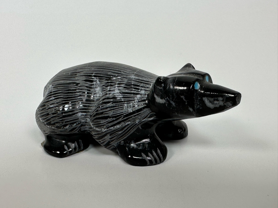 Native American Zuni Fetish Of Bear By Nelson Yatsattie [Photo 3]