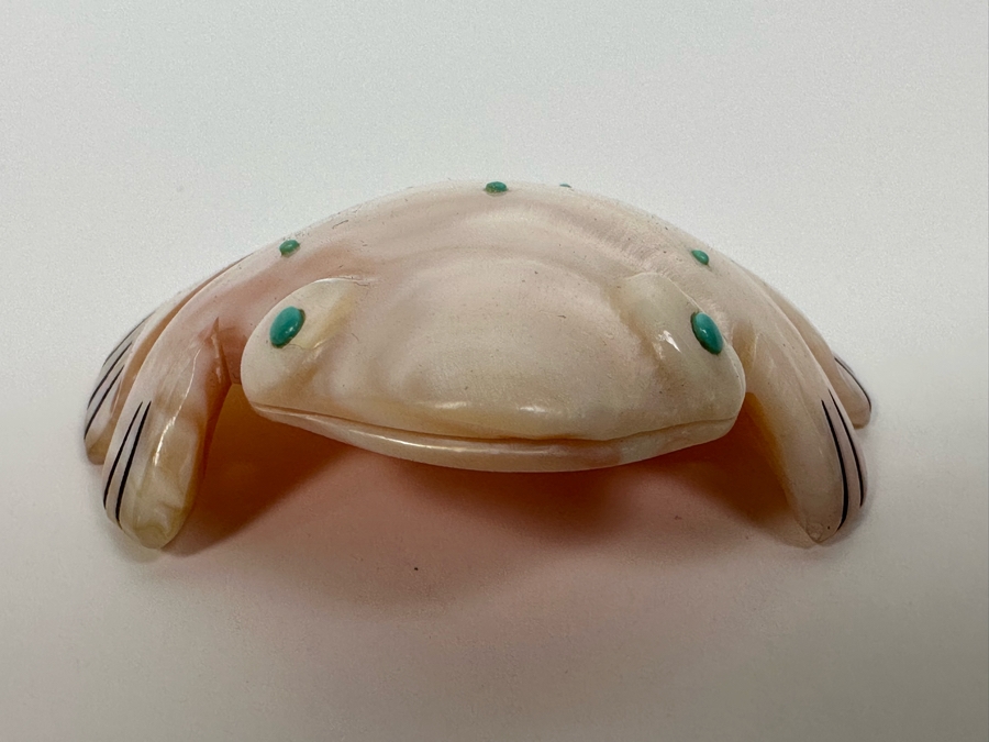 Native American Zuni Fetish Of Frog By A & L Quam [Photo 6]