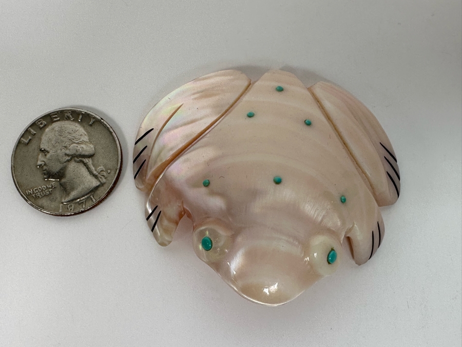 Native American Zuni Fetish Of Frog By A & L Quam [Photo 11]