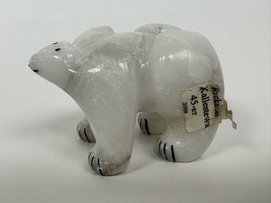 Native American Zuni Fetish Of Bear By Rickson Kallestewa [Photo 3]