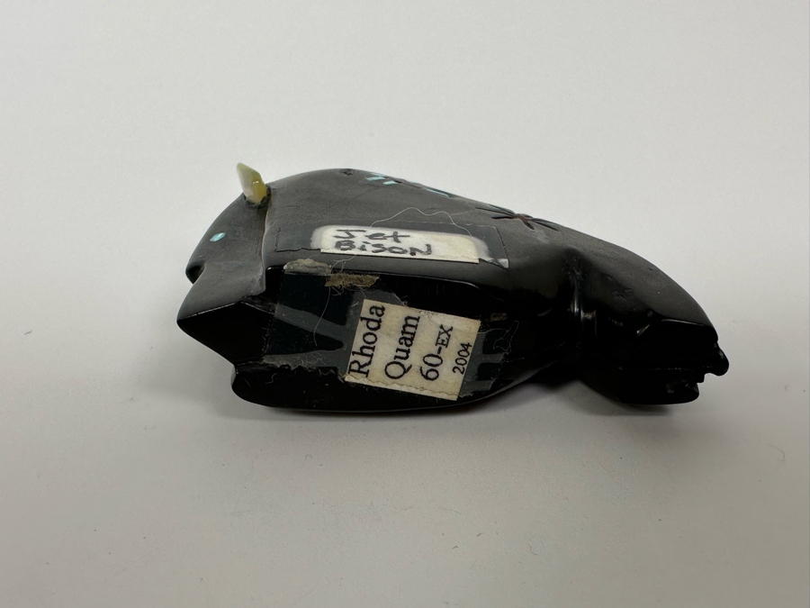 Native American Zuni Fetish Of Bison By Rhoda Quam [Photo 8]