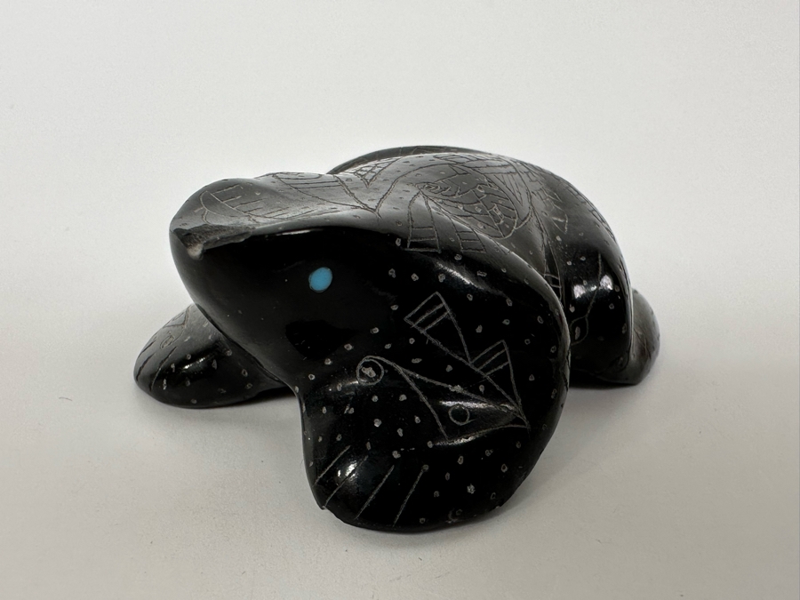 Native American Zuni Fetish Of Frog Signed C.G. [Photo 7]