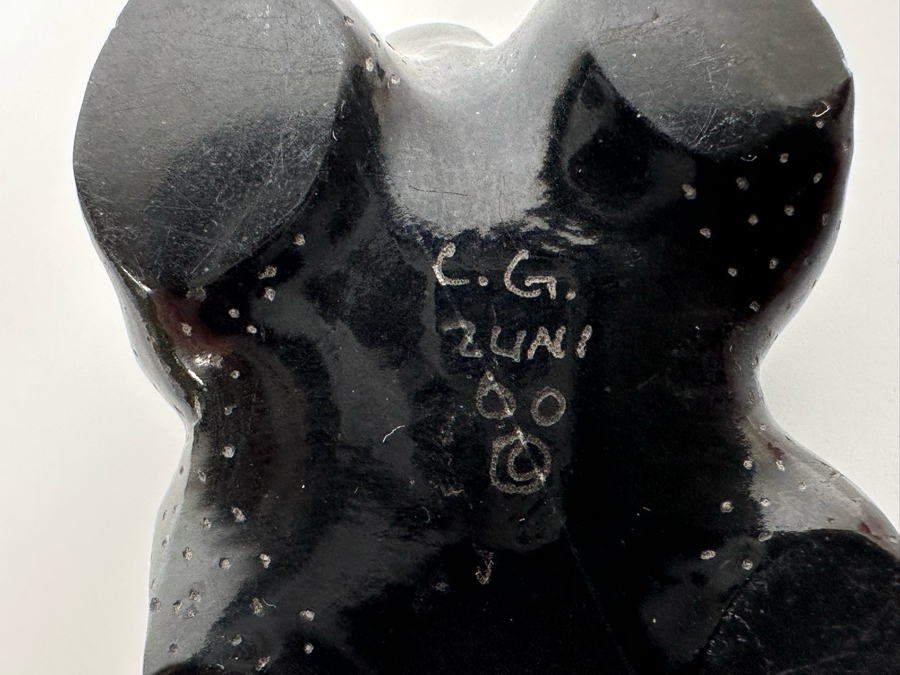 Native American Zuni Fetish Of Frog Signed C.G. [Photo 12]