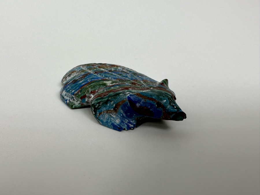 Native American Zuni Fetish Of Badger By Bremette Epaloose [Photo 3]