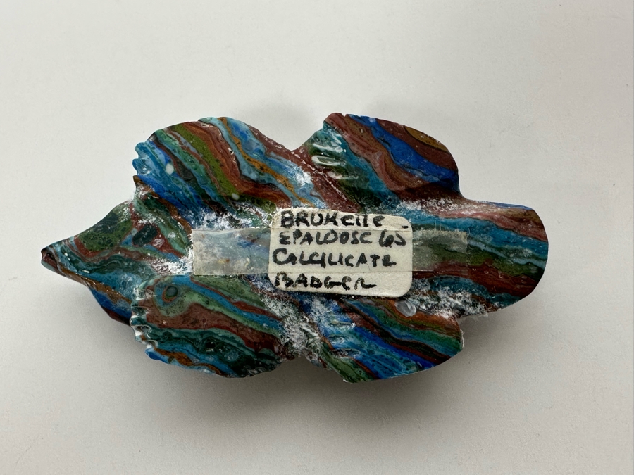 Native American Zuni Fetish Of Badger By Bremette Epaloose [Photo 7]