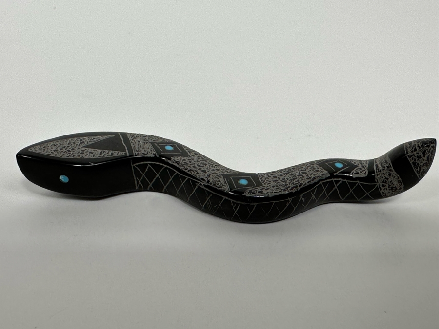 Native American Zuni Fetish Of Snake By R. Shack [Photo 2]