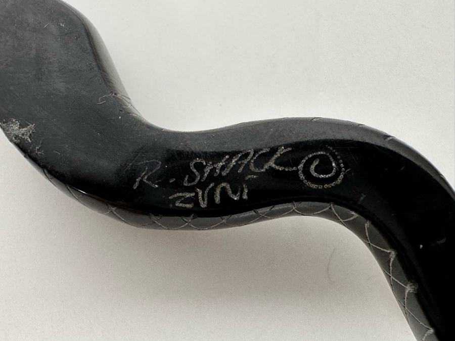 Native American Zuni Fetish Of Snake By R. Shack [Photo 8]