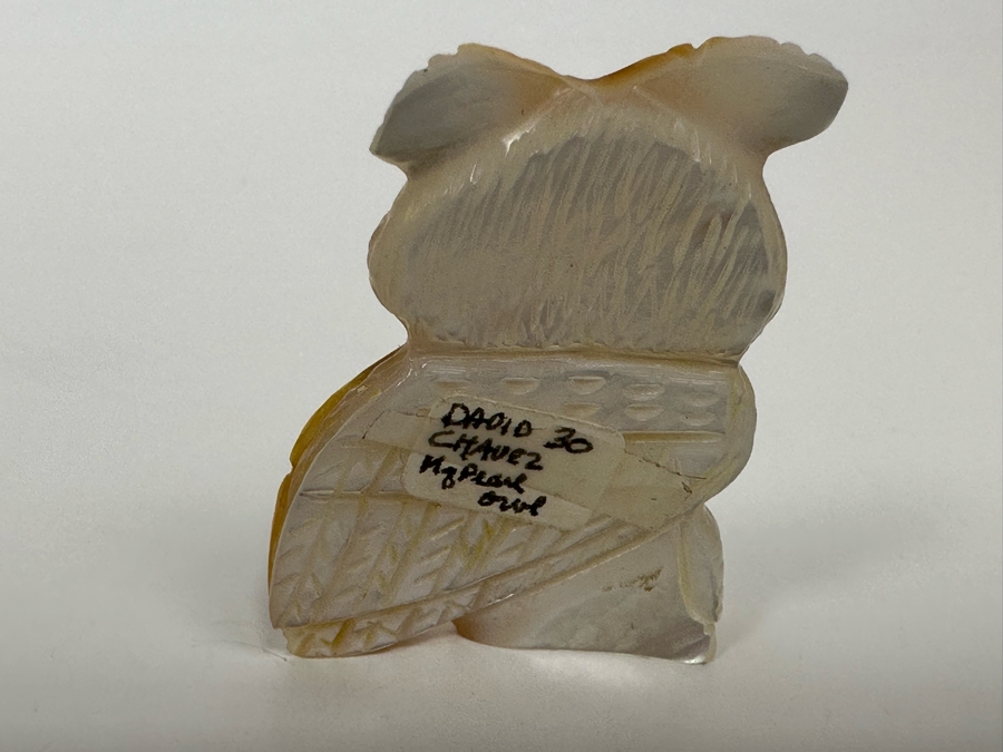 Native American Zuni Fetish Of Owl By David Chavez [Photo 5]