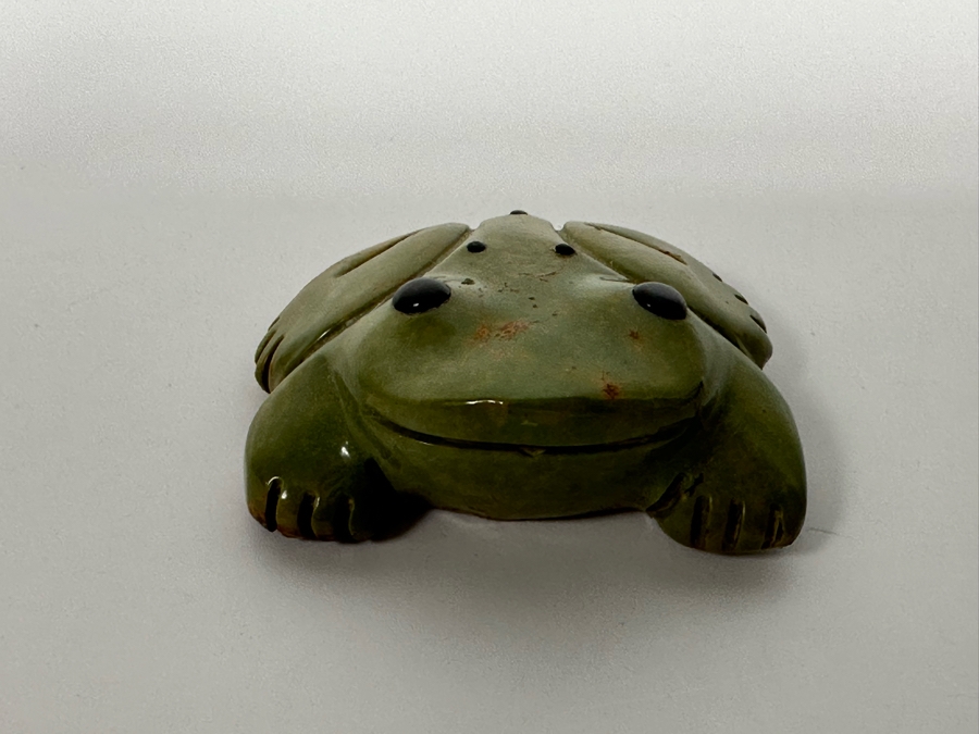 Native American Zuni Fetish Of Frog By Reynold Lunasee [Photo 3]