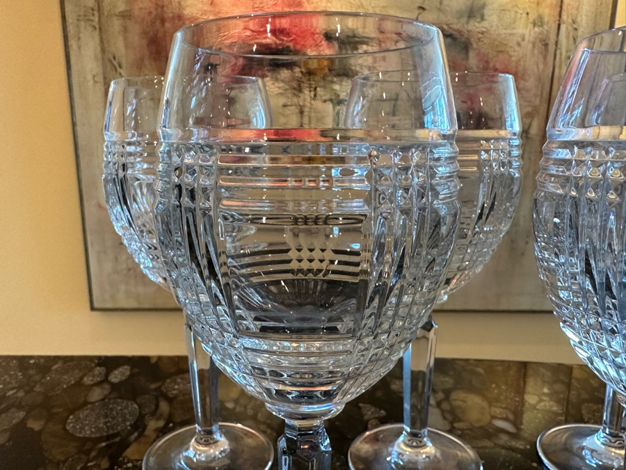(5) Ralph Lauren Crystal Stemware Glasses 8 3/4H [Photo 4]