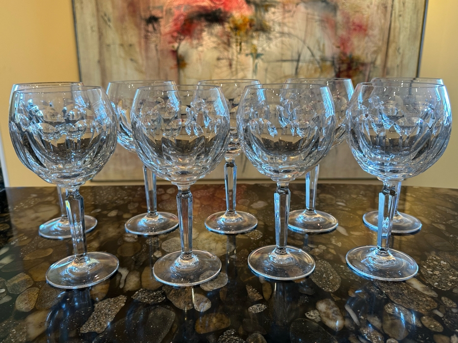 (9) Ralph Lauren Crystal Stemware Glasses 8 1/4H [Photo 3]