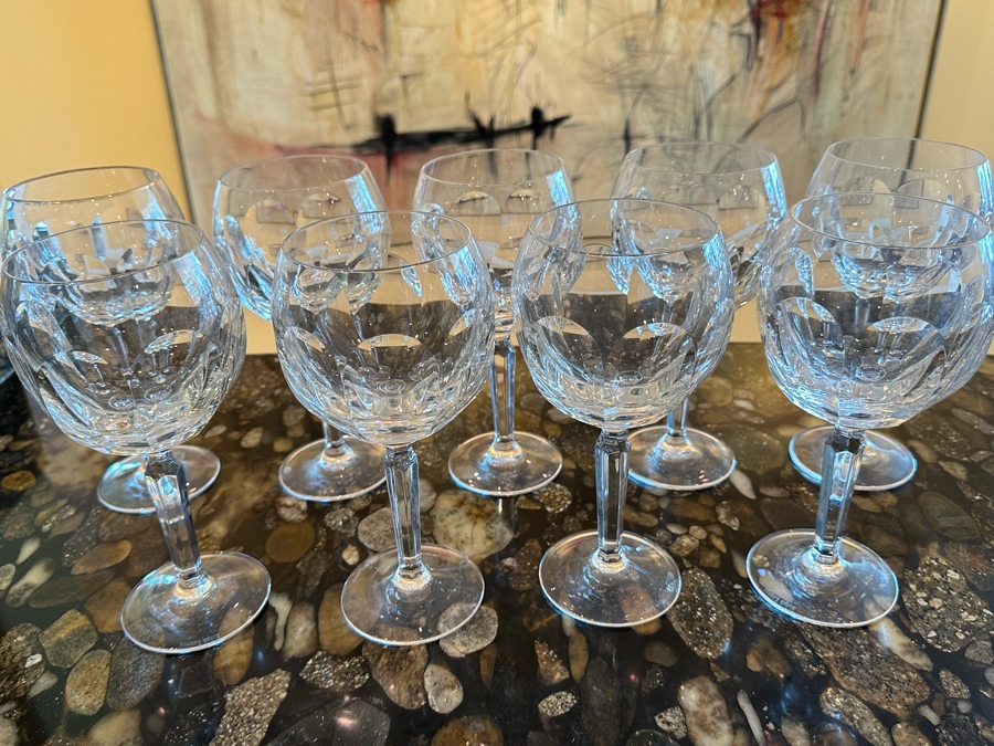 (9) Ralph Lauren Crystal Stemware Glasses 8 1/4H [Photo 4]