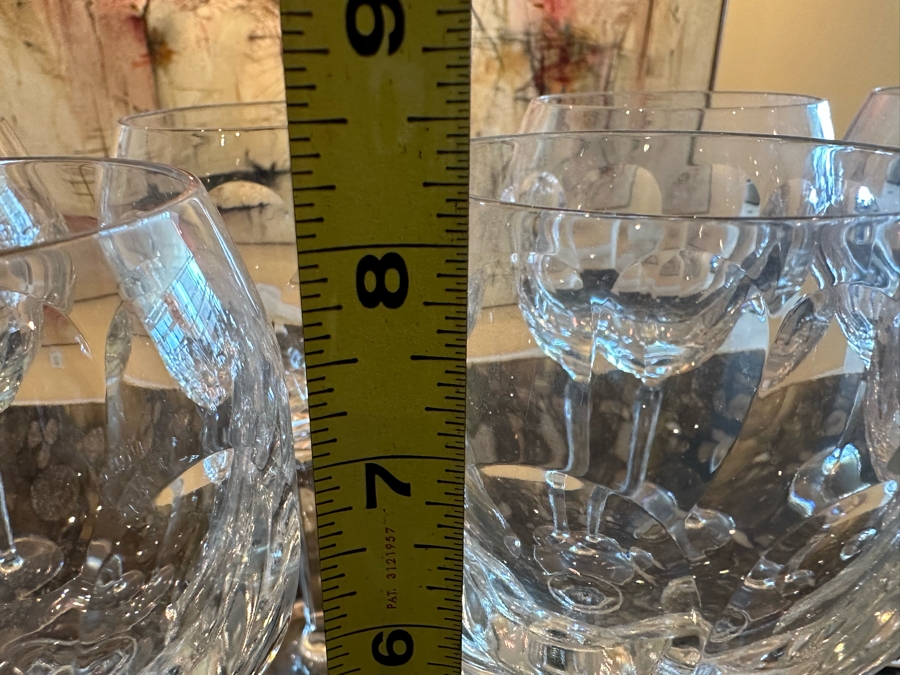 (9) Ralph Lauren Crystal Stemware Glasses 8 1/4H [Photo 8]