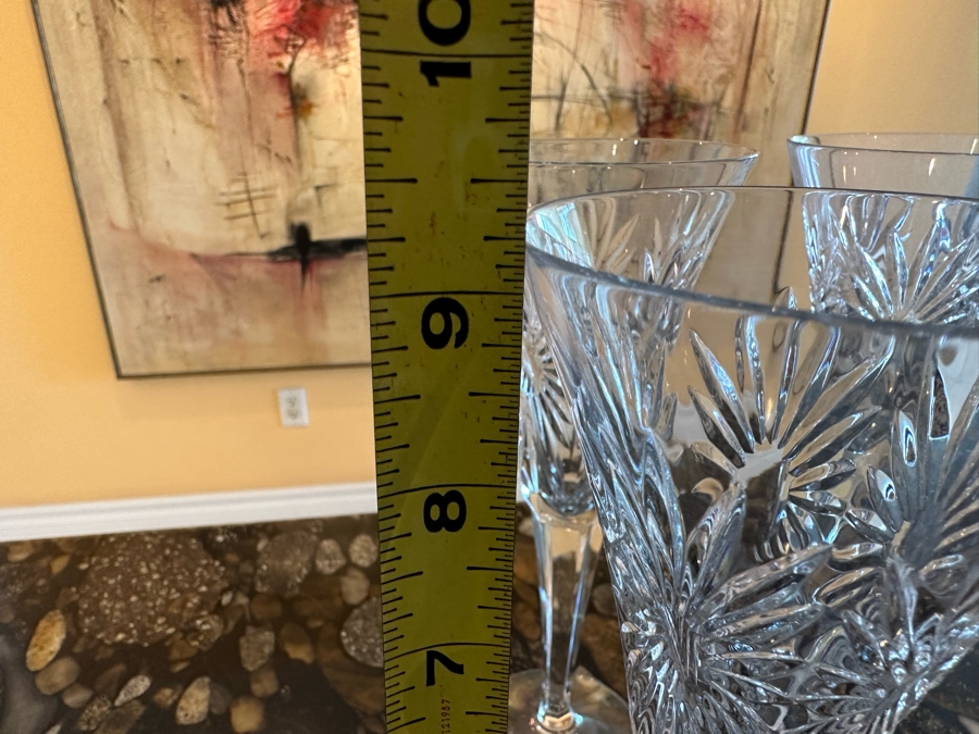 (4) Waterford Crystal Champagne Stemware Glasses 9 1/4H [Photo 7]