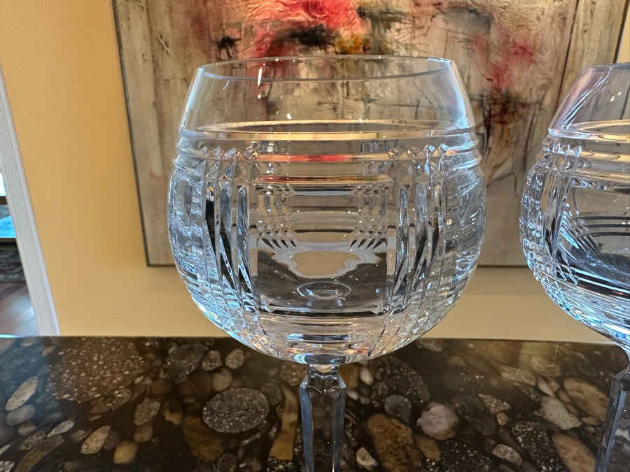 (2) Ralph Laureen Crystal Stemware Glasses 9H [Photo 4]