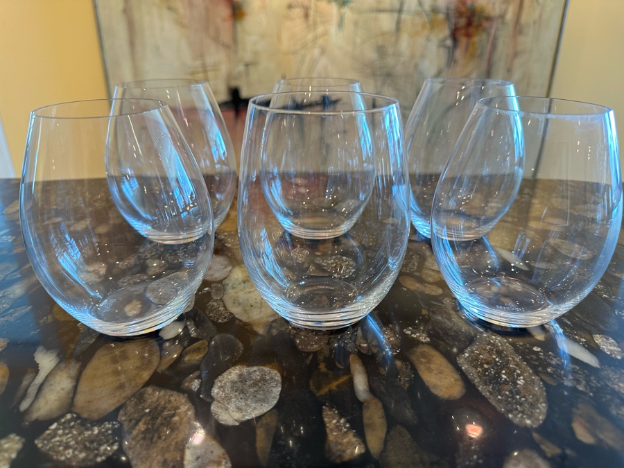 (6) Riedel Wine Glasses 4 3/4H [Photo 1]