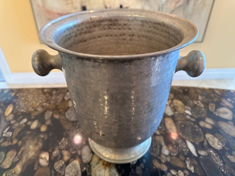 Metal Wine Bucket Made In India 11W X 9.5H [Photo 2]