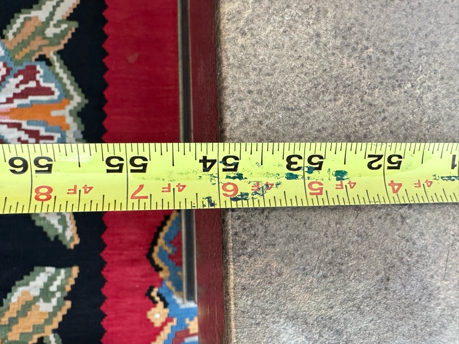 Designer 2-Tier Coffee Table With Inset Glass Top 54 X 54 X 19H [Photo 9]