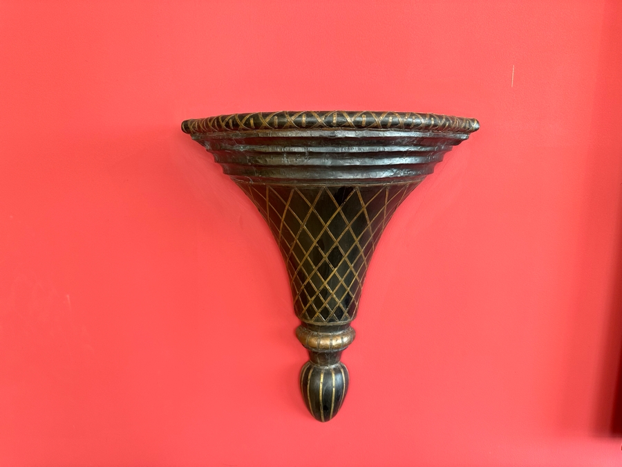 Pair Of Handmade Wall Scones Shelves Made In India 18W X 10D X 21H [Photo 6]