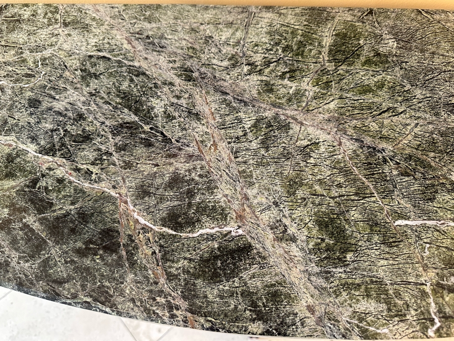 Theodore And Alexander Wrought Iron Console Entry Table With Marble Top 64.5W X 16.5D X 34H [Photo 9]