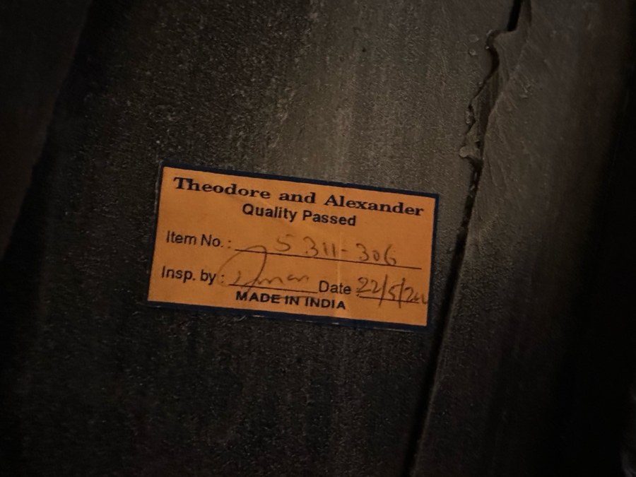 Theodore And Alexander Wrought Iron Console Entry Table With Marble Top 64.5W X 16.5D X 34H [Photo 16]