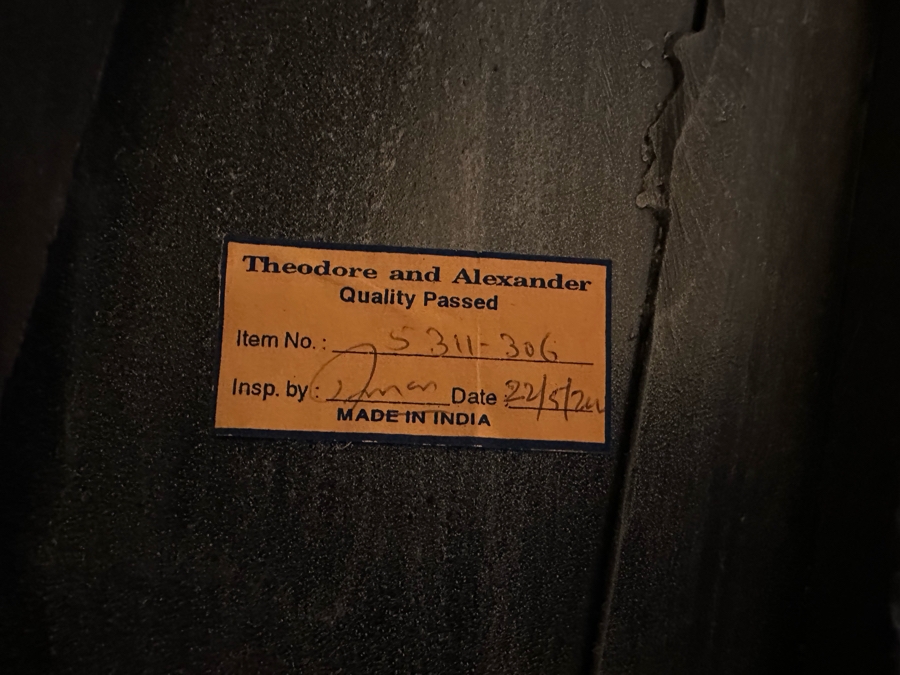 Theodore And Alexander Wrought Iron Console Entry Table With Marble Top 64.5W X 16.5D X 34H [Photo 15]