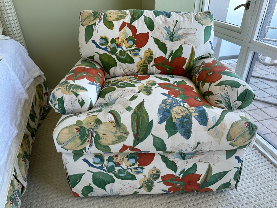 Designer Upholstered Armchair 38W X 38D X 31H [Photo 1]