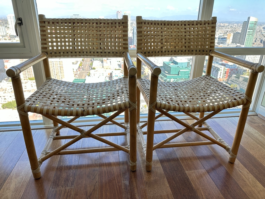 Pair Of Bamboo Armchairs [Photo 2]