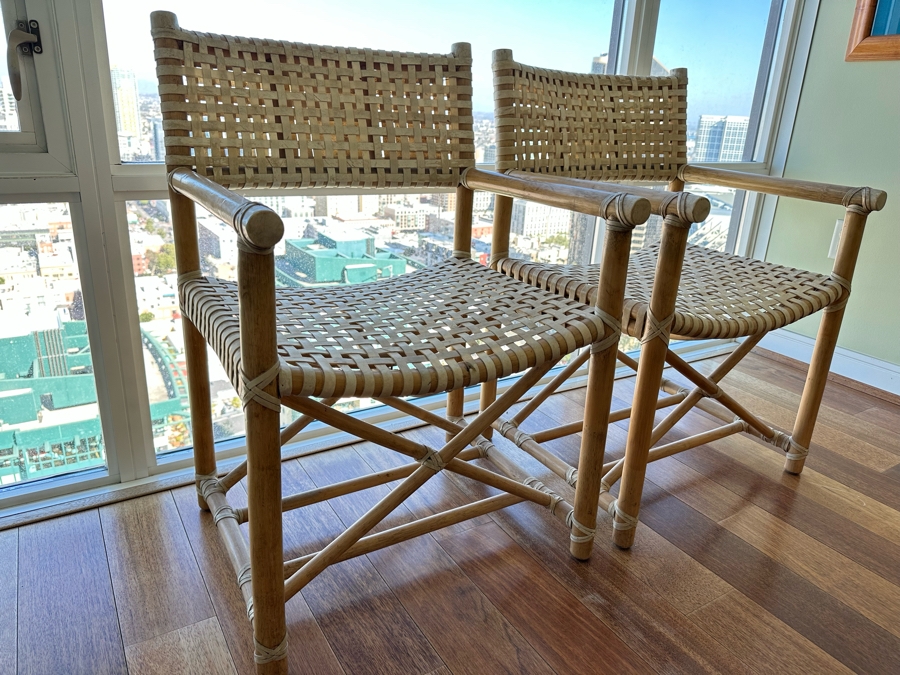 Pair Of Bamboo Armchairs [Photo 3]