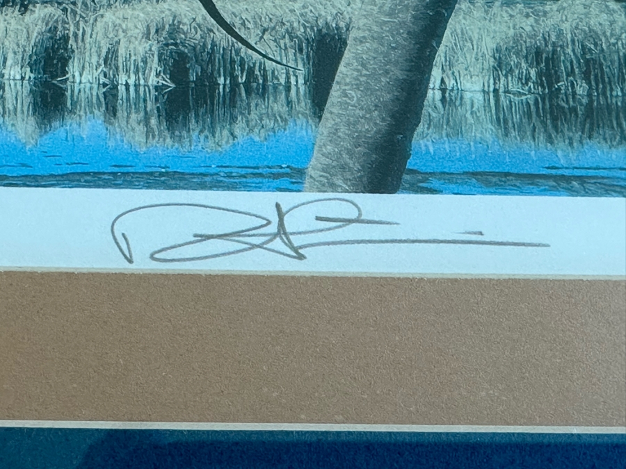 Hand Signed Robert Steiner Limited Edition Duck Print Artist Proof And 1992 Utah Waterfowl Stamp Framed 21.5 X 20 [Photo 7]