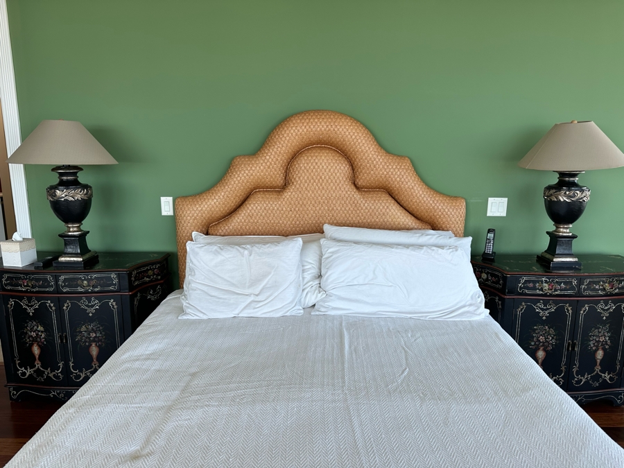 Pair Of Nightstands Cabinets Bedside Tables 39W X 17D X 33H [Photo 8]