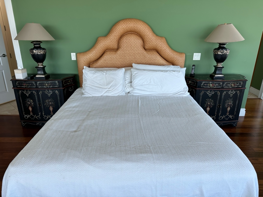 Pair Of Nightstands Cabinets Bedside Tables 39W X 17D X 33H [Photo 7]