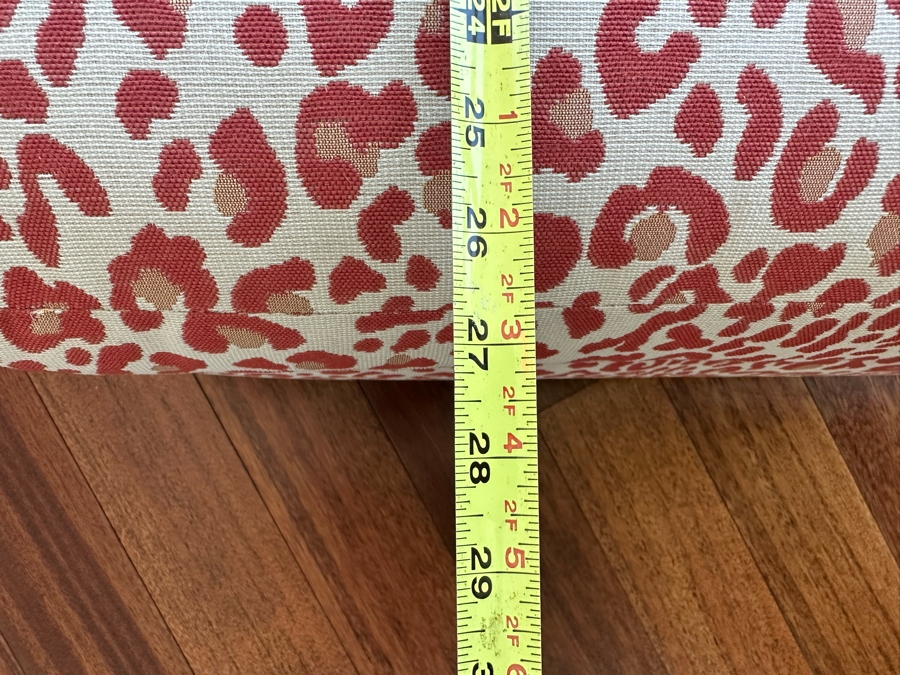 Pair Of Designer Animal Print Armchairs 34W X 42D X 30H And Matching Ottoman 29W X 27D X 18H [Photo 17]