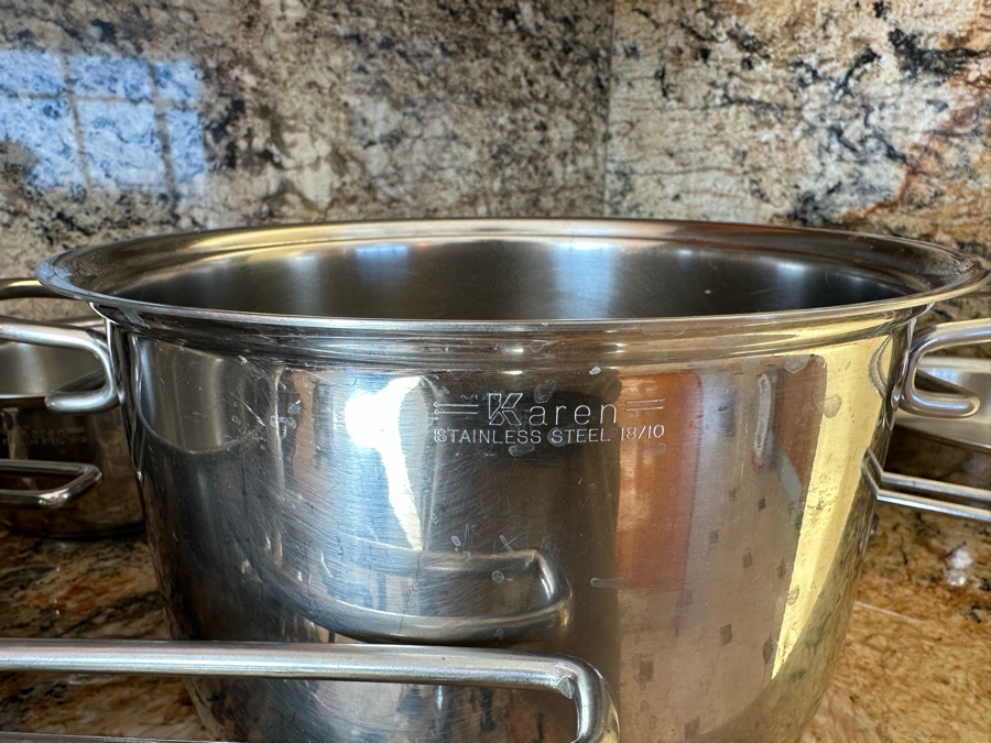 Tacisio Zani for Serafino Zani Karen Collection Italian Stainless Steel