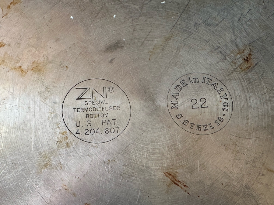 Tacisio Zani for Serafino Zani Karen Collection Italian Stainless Steel