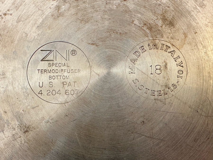 Tacisio Zani for Serafino Zani Karen Collection Italian Stainless Steel