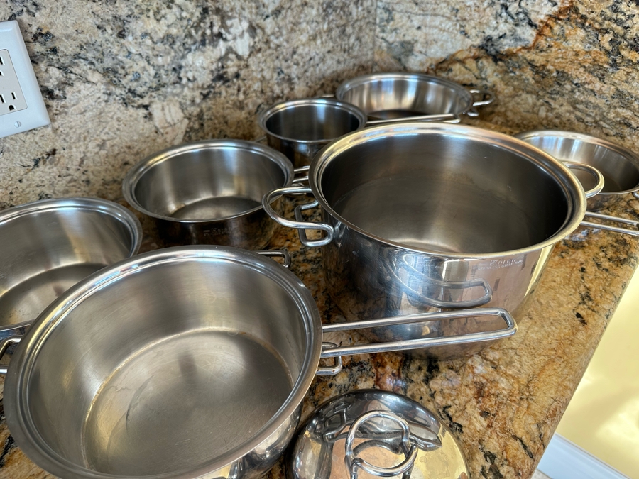 Tacisio Zani for Serafino Zani Karen Collection Italian Stainless Steel