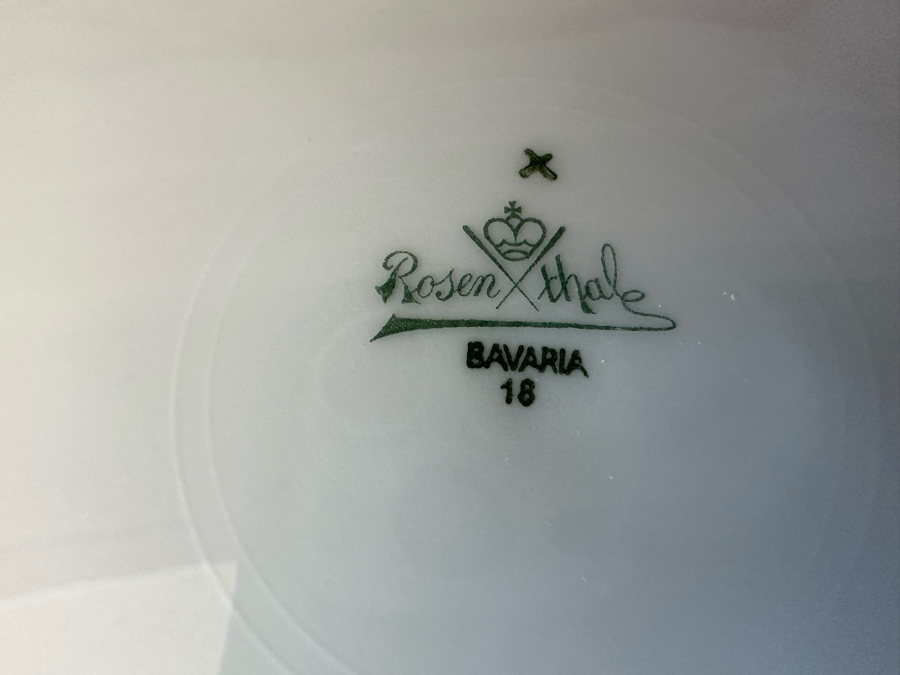 (12) Rosenthal Bavaria Dinner Plates Gold Trim 10 3/4R [Photo 6]