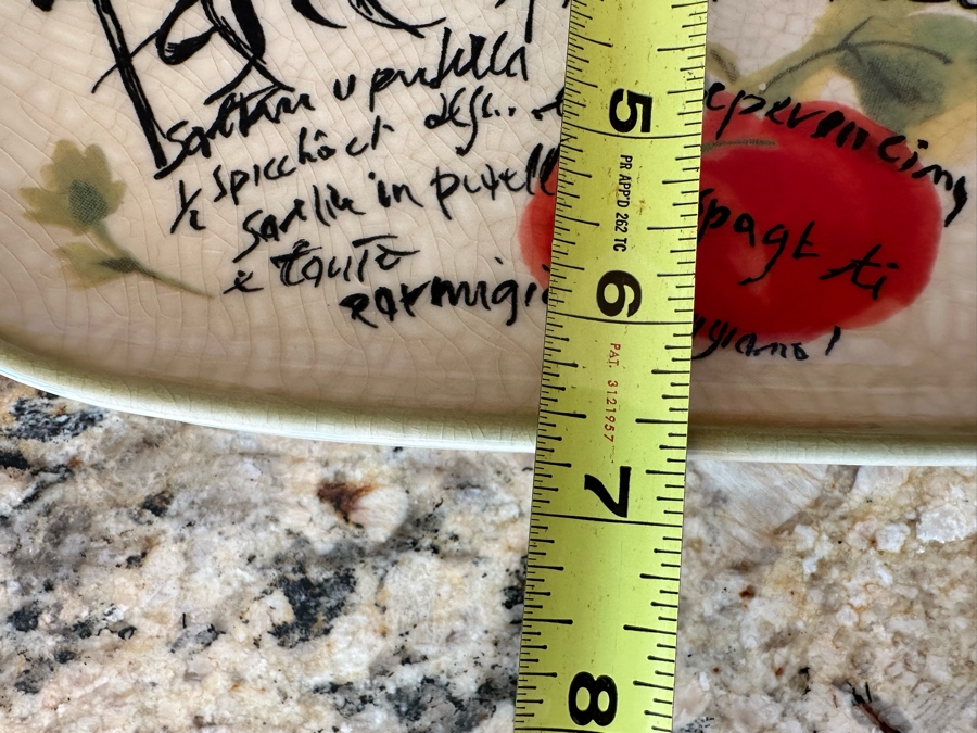 (5) Ceramisia Italy Ceramic Salad Plates 9.5 X 6 3/4 [Photo 7]